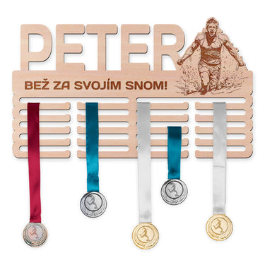 Vešiak na medaily - OCR, muž 
